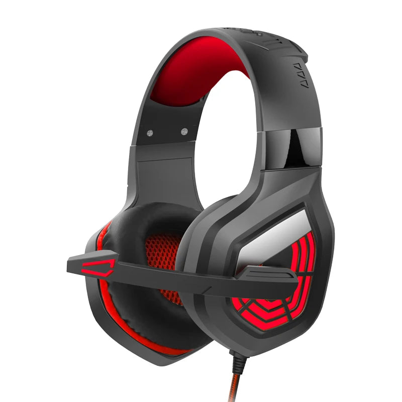 G7 Gaming Headset With Noise-cancelling Mic Surround Sound Wired LED Lights For Gamers Stereo SVirtual Surround Bass Earphone