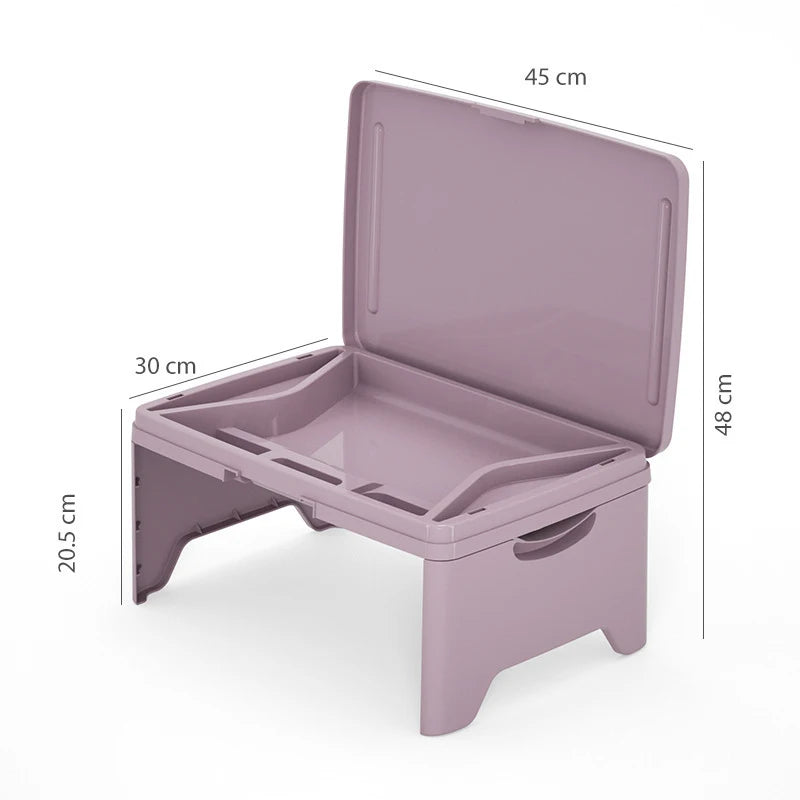 Portable Laptop Desk Foldable Working Table Notebook Computer Holder Car Living Room Sofa Bed Reading Tools TV Plays Homework