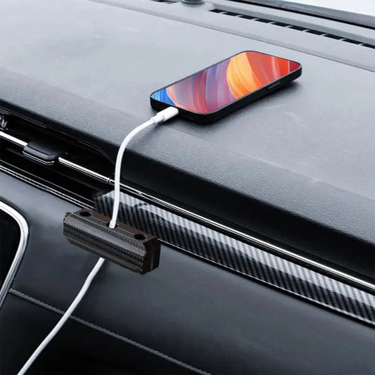 3 Holes Magnetic Cable Organizer Holder Cable Smooth Adjustable Cord Holder Under Desk Cable Management Wire Keeper Cable Clip