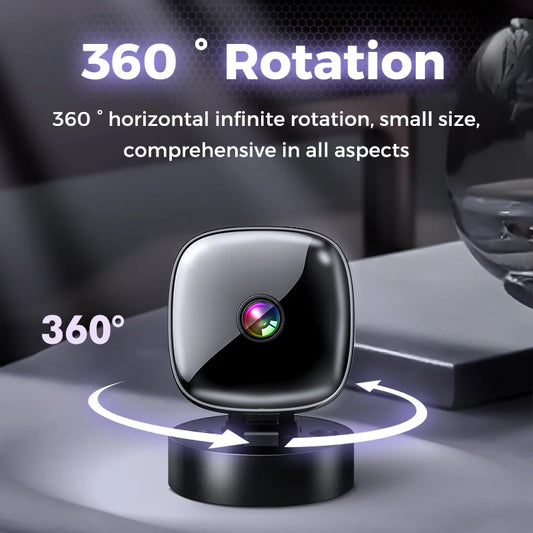 HD 1080P Mini Camera WiFi infrared Night Vision Camera 360° Rotatable Home Security Protection Wireless WiFi Surveillance Camera
