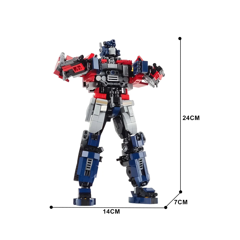 Moc Shapeshifting Robot Building Blocks - DIY Assembly Toy for Kids & Adults, Inspired by Autobots Movies