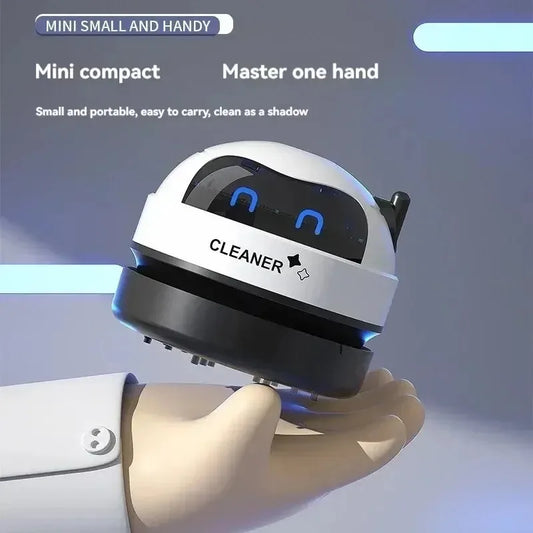 Table Vacuum Cleaner Mini Desktop Dust Vacuum With Detachable Nozzle USB Rechargeable Wireless Car Vacuum Cleaner Cleaning Tools