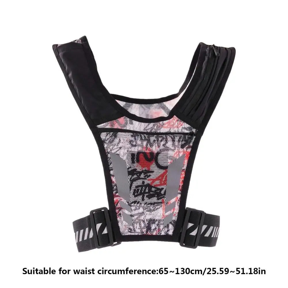 Outdoor Running Backpack Reflective Ultra-light Breathable Vest Trail Running Mobile Phone Backpack Fitness Running Accessories