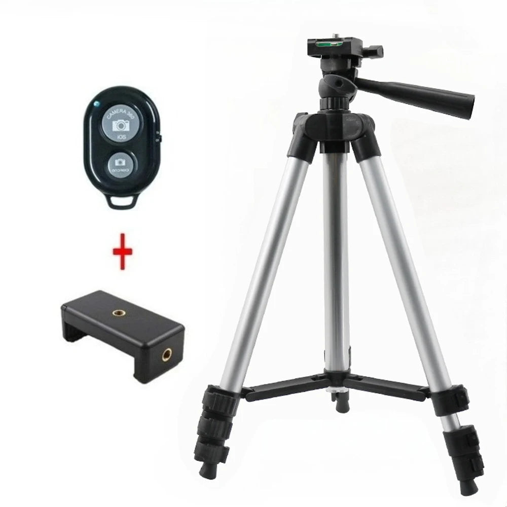 102cmTripod For Phone Video Recording Phone Tripod Stand with Bluetooth Remote Universal Camera Phone Photography Stand