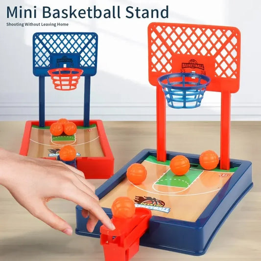 1 PC Basketball Game Mini Desktop Tabletop Portable Travel Or Office Game Set for Indoor Or Outdoor Fun Sports Board Game