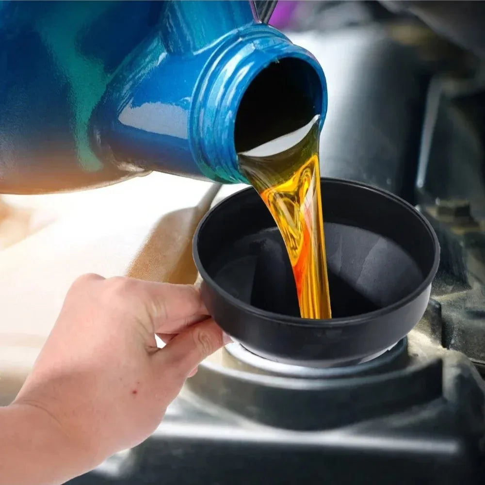 Multi functional car fuel funnel portable refueling funnel for cars and motorcycles, long nozzle, large diameter refueling parts