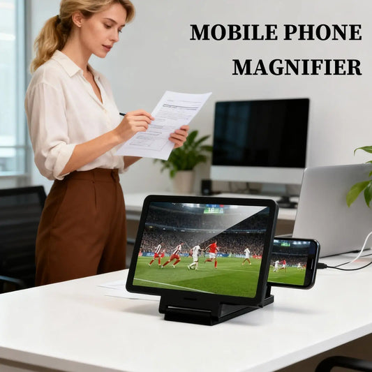 18cm/22cm mobile phone amplifier HD screen magnifying glass Smart Phone Screen Magnifier for Daily Reading Multi functional