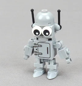Modern City MOC Robot Building Block Assembling Mecha Small Puzzle AI Combat Man Mini Brick Desktop DIY Toy Decoration Gift K058