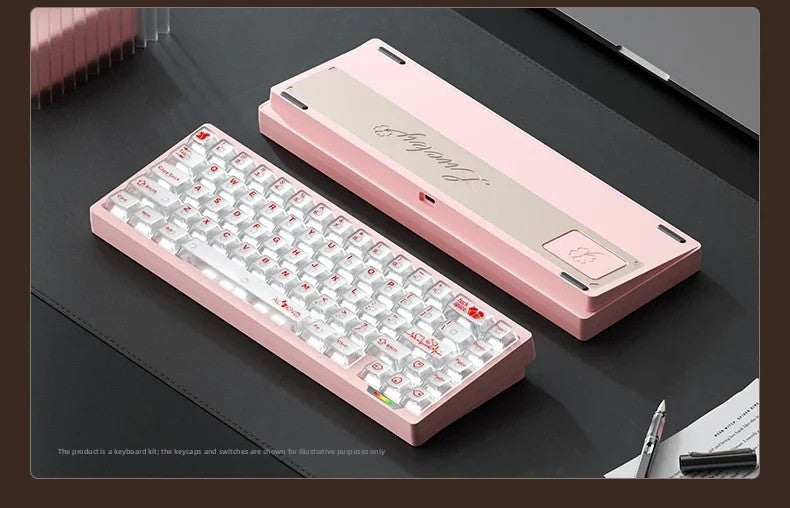 Weikav Lucky65 V3 3 Mode Mechanical Keyboard Kit Aluminum Wireless Gaming Keyboard 60% Bluetooth 2.4G RGB Hotswap PC Gamer Gifts