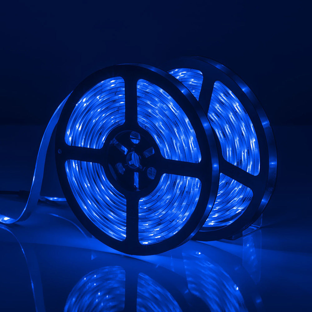 Battery LED Strip Lights RGB 5050 Color Changing TV Backlight IP65 Remote Control Indoor Outdoor Flexible Light Ribbon 1M-5M