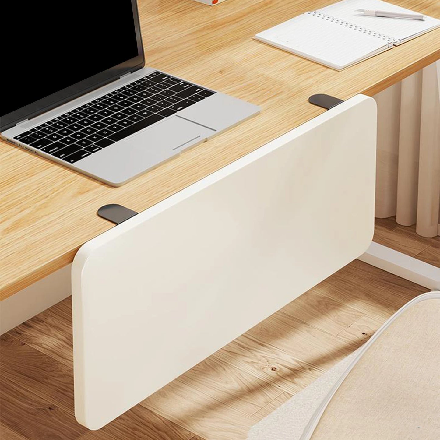 Desk Extender Shelf Board Home Office Foldable Multifunctional Extension Attachment 50x20cm Sturdy Support widening Board
