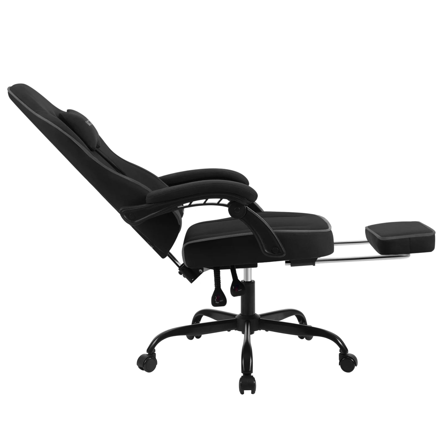 WOLTU Swivel Gamer Chair Gaming Chair Ergonomic Office Computer Chair with Lumbar Cushion Pillow Footrest