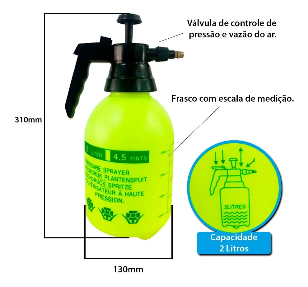 Accumulated Pressure 2 Liters Sprayer Manual Sprayer
