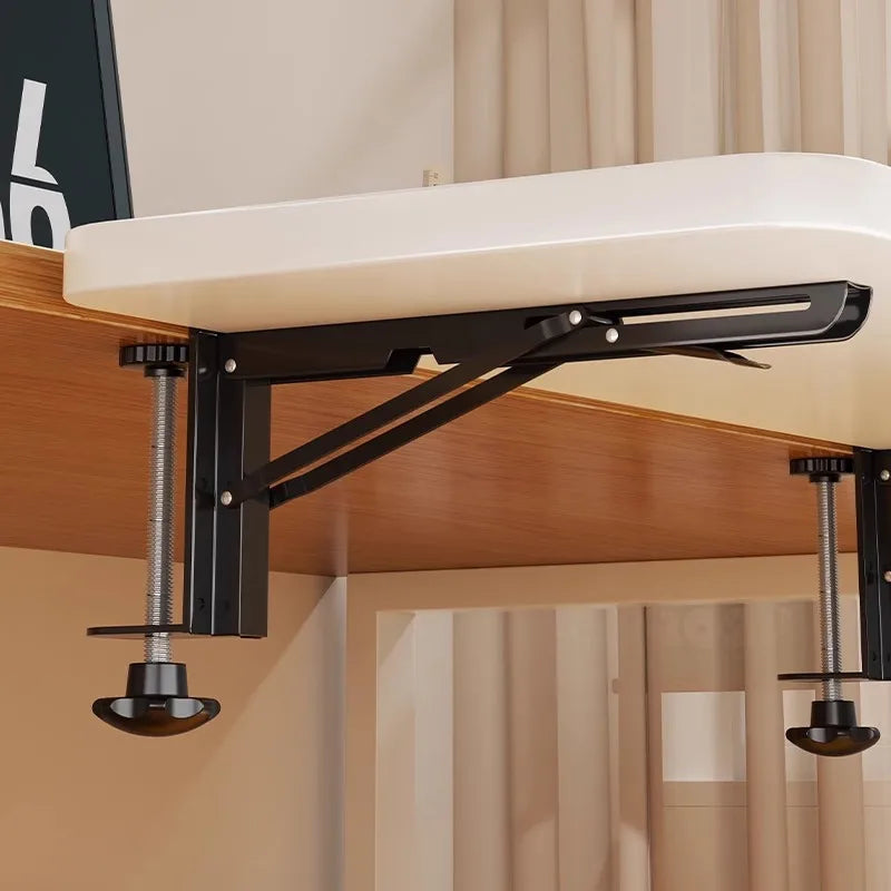Desk Extender Shelf Board Home Office Foldable Multifunctional Extension Attachment 50x20cm Sturdy Support widening Board