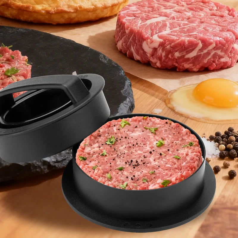 Round Hamburger Burger Press Beef Grill Food-Grade Hamburger Helper Meat Press Cutlets Patty Maker Mold Kitchen Gadgets