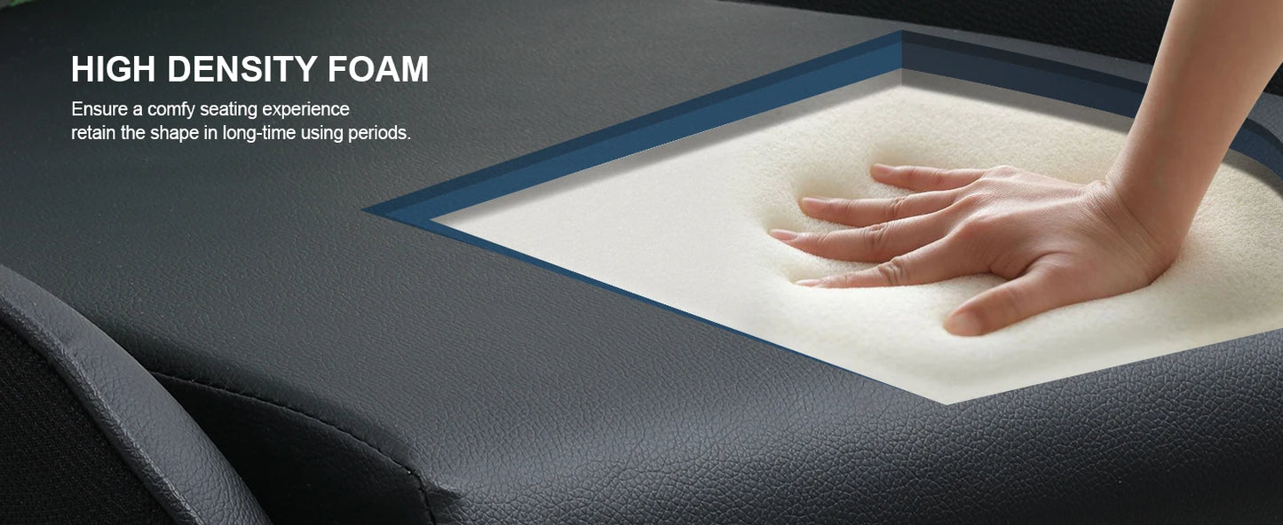 LUCKRACER Gaming Chair, Massage Ergonomic Computer Chair with Lumbar Support High Back Height Adjustable Gaming Chair