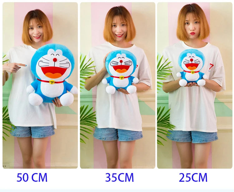 Anime Doraemon Kawaii Stuffed Plush Toy Soft Animal Plush Doll Anime Figures Doraemon Dolls Birthday Gifts For Girlfriend Kids
