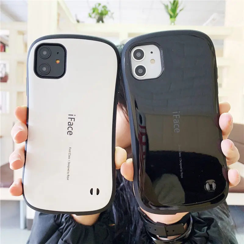 iFace Case For iPhone 17 Pro Max 17 Air 17Pro Classic Smooth Glossy Armor Shockproof Luxury Back Hard Plastic Silicone Cover