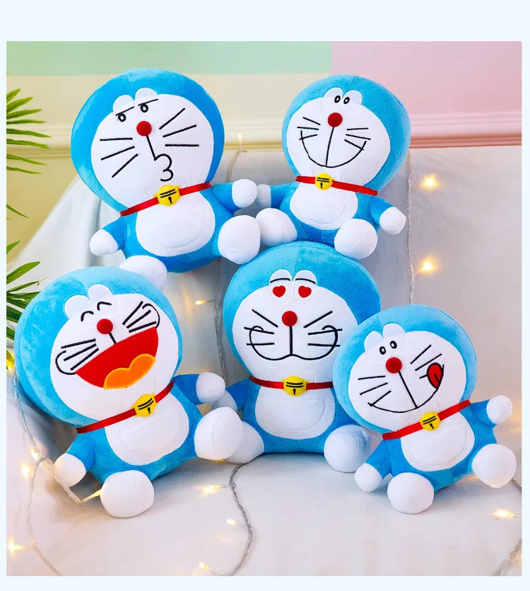 Anime Doraemon Kawaii Stuffed Plush Toy Soft Animal Plush Doll Anime Figures Doraemon Dolls Birthday Gifts For Girlfriend Kids