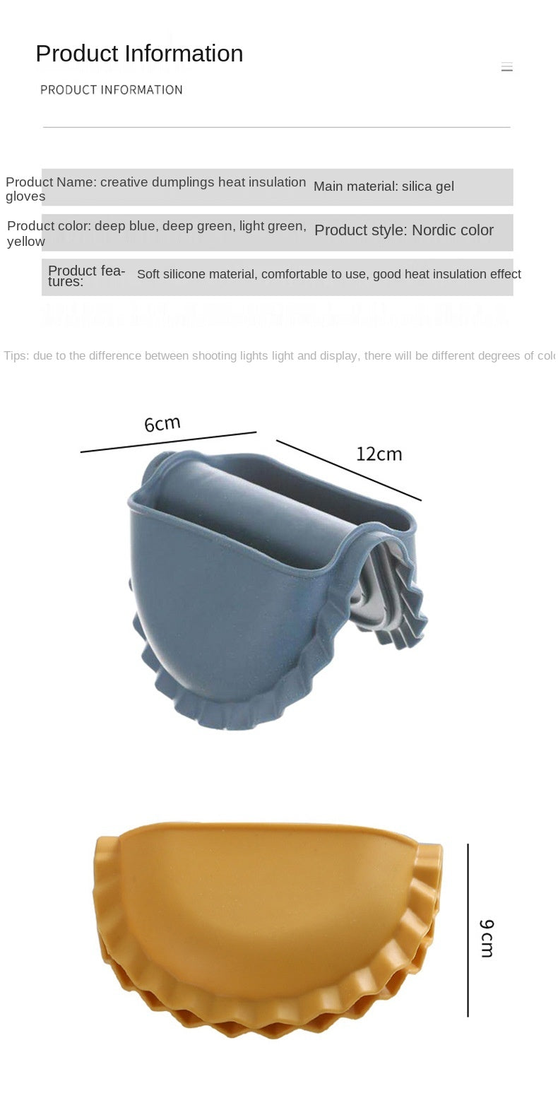 Silicone Heat Resistant Gloves Clips Dish Hold Anti-slip Oven Glove Mitts BBQ Tray Pot Dish Bowl Holder Kitchen Accessories