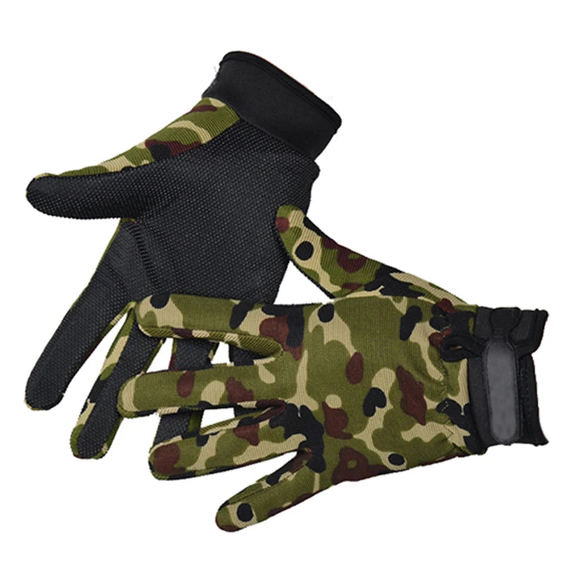 Summer Motorcycle Sport Gloves Fishing Light Breathable Camping Cycling Nonslip Fingerless Sport Women Men's Gloves