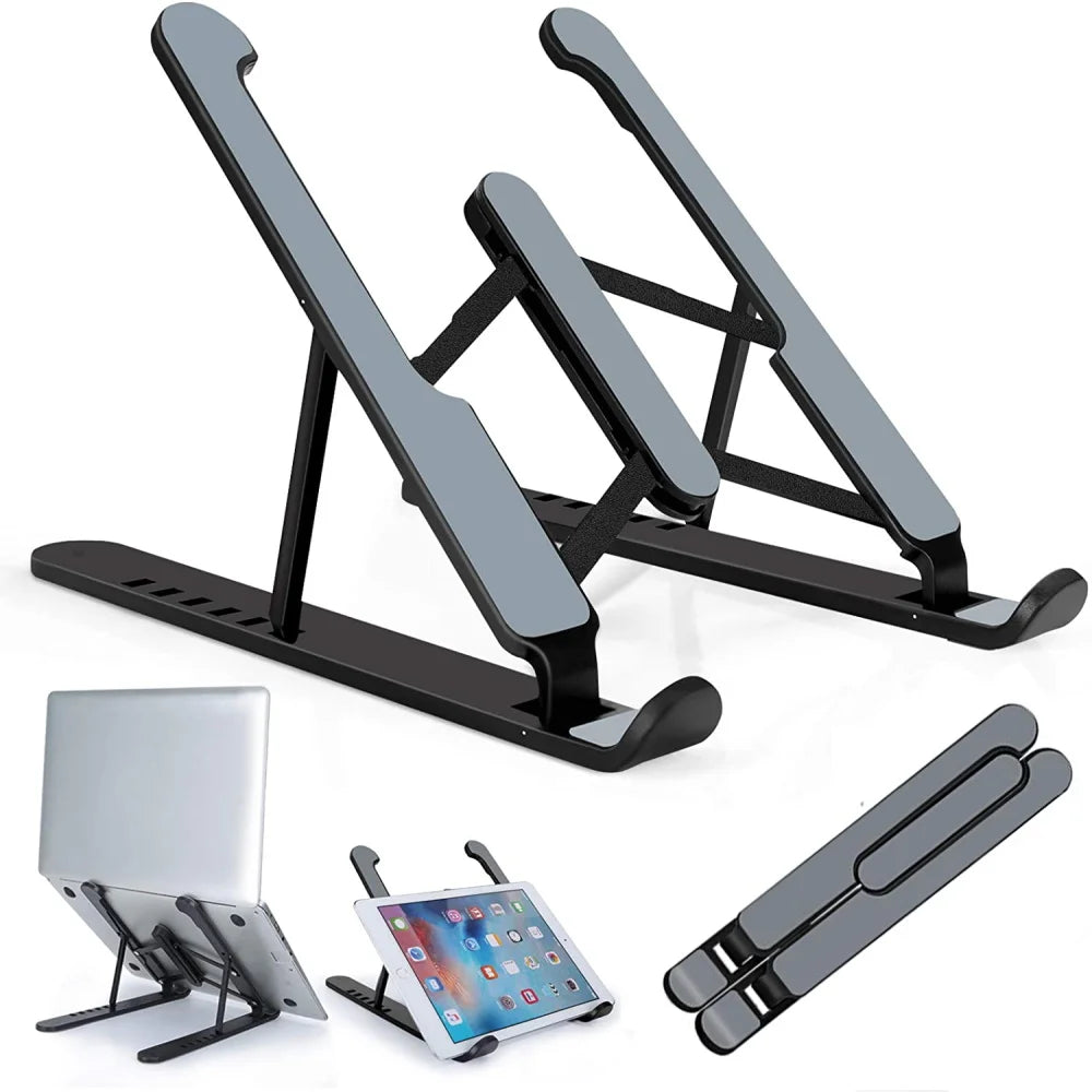 Laptop Stand Non-slip Desktop Laptop Holder Adjustable Foldable Notebook Stand for Notebook Macbook Pro Air IPad Pro DELL HP