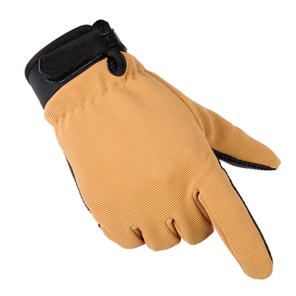 Summer Motorcycle Sport Gloves Fishing Light Breathable Camping Cycling Nonslip Fingerless Sport Women Men's Gloves