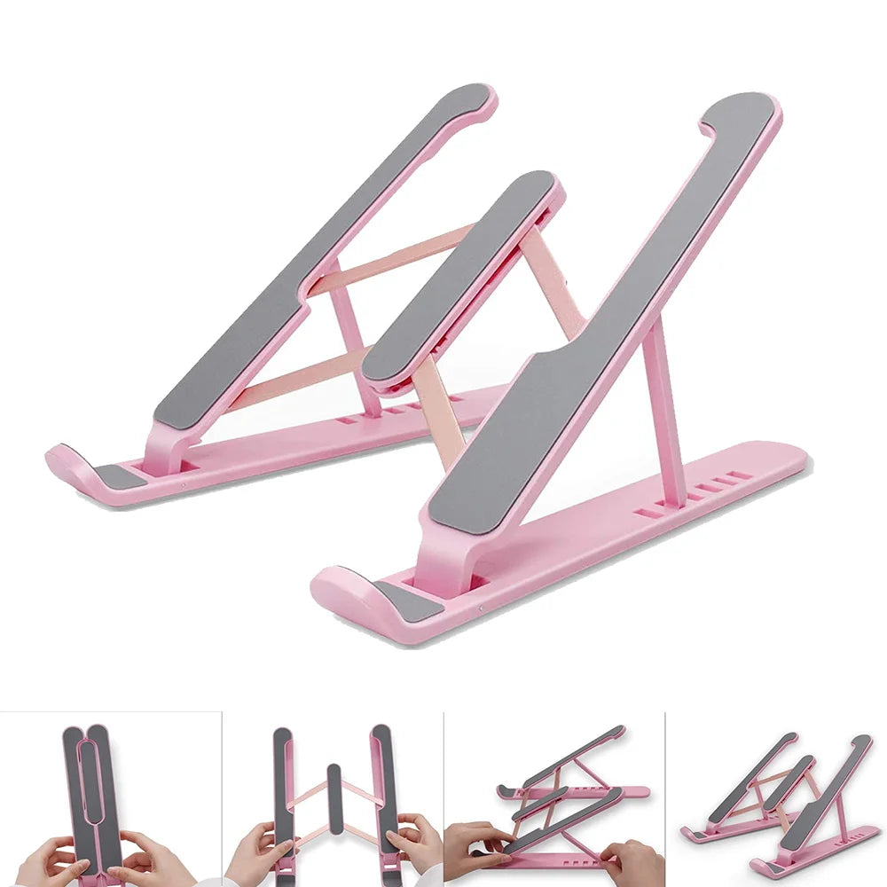 Laptop Stand Non-slip Desktop Laptop Holder Adjustable Foldable Notebook Stand for Notebook Macbook Pro Air IPad Pro DELL HP