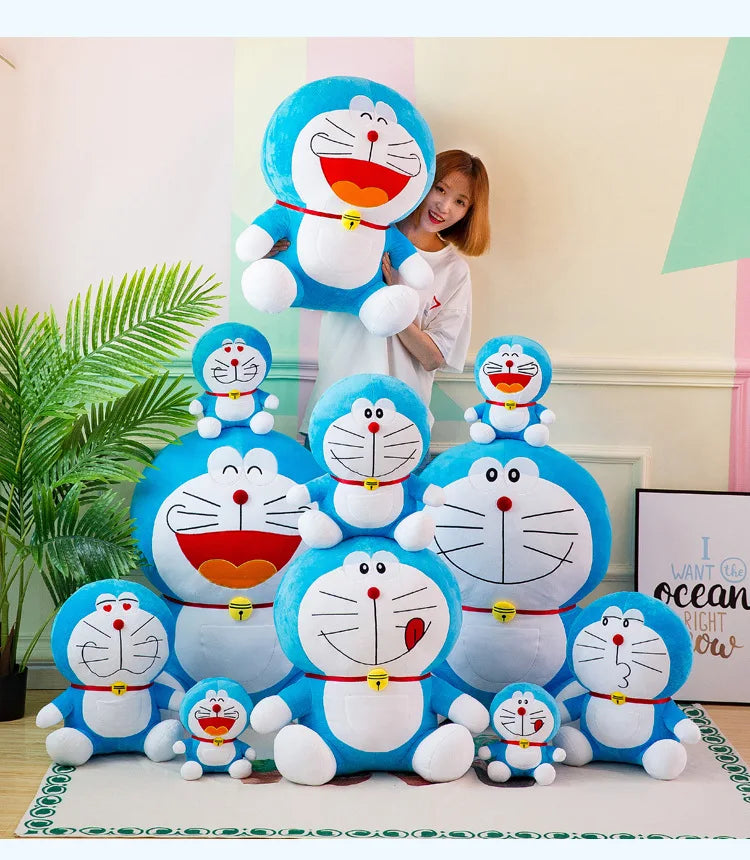 Anime Doraemon Kawaii Stuffed Plush Toy Soft Animal Plush Doll Anime Figures Doraemon Dolls Birthday Gifts For Girlfriend Kids