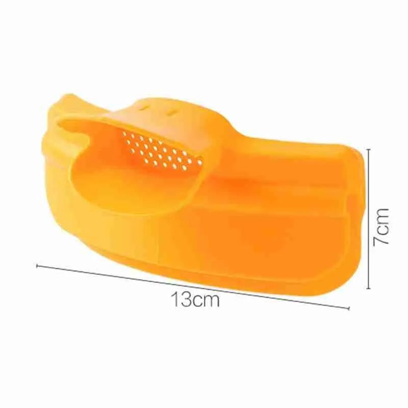Silicone Anti-spill Duckbill Drain Pans Leak-proof Pot with Round Mouth Edge Liquid Deflector Funnel Soup Diversion Kitchen Tool