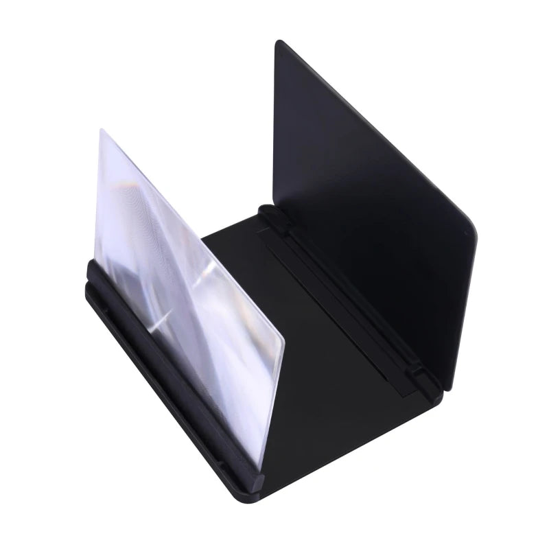 10X Mobile Phone Screen Magnifying Glass HD 3D Magnifying Glass Foldable Pressure Fresnel Lens Screen Magnifier