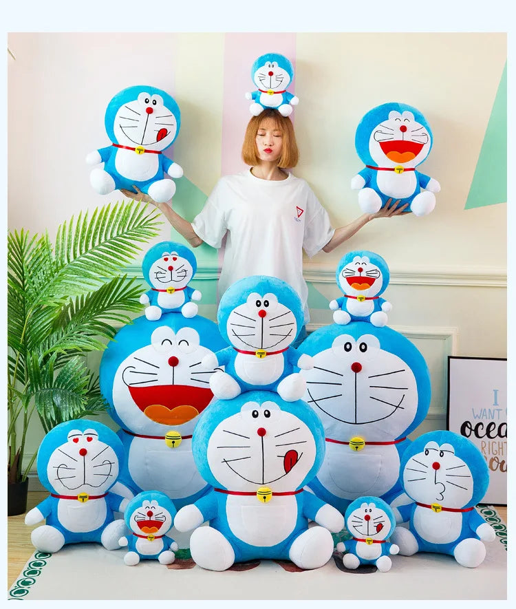 Anime Doraemon Kawaii Stuffed Plush Toy Soft Animal Plush Doll Anime Figures Doraemon Dolls Birthday Gifts For Girlfriend Kids
