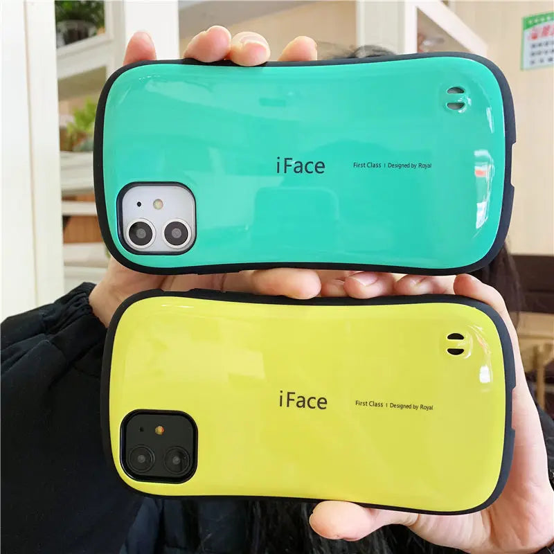 Case For iPhone 17 Pro Max 16 Plus 17 Air iFace Classic Smooth Glossy Armor Shockproof Luxury Back Plastic Silicon Cover Coque