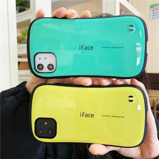 Case For iPhone 17 Pro Max 16 Plus 17 Air iFace Classic Smooth Glossy Armor Shockproof Luxury Back Plastic Silicon Cover Coque