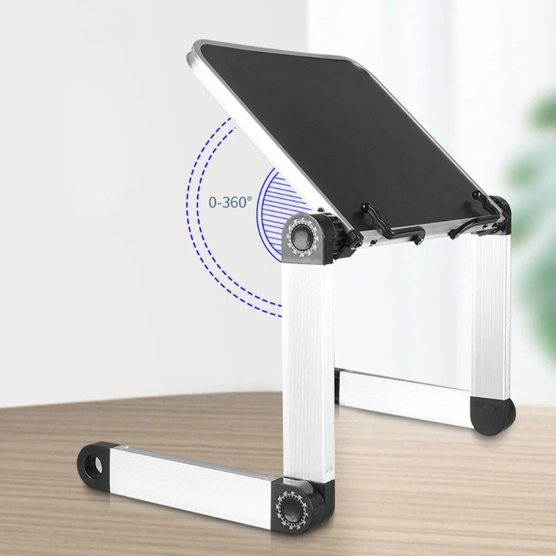 Foldable Reading Book Holder Bookcase Stand 360 Degree Adjustable Support Desk
