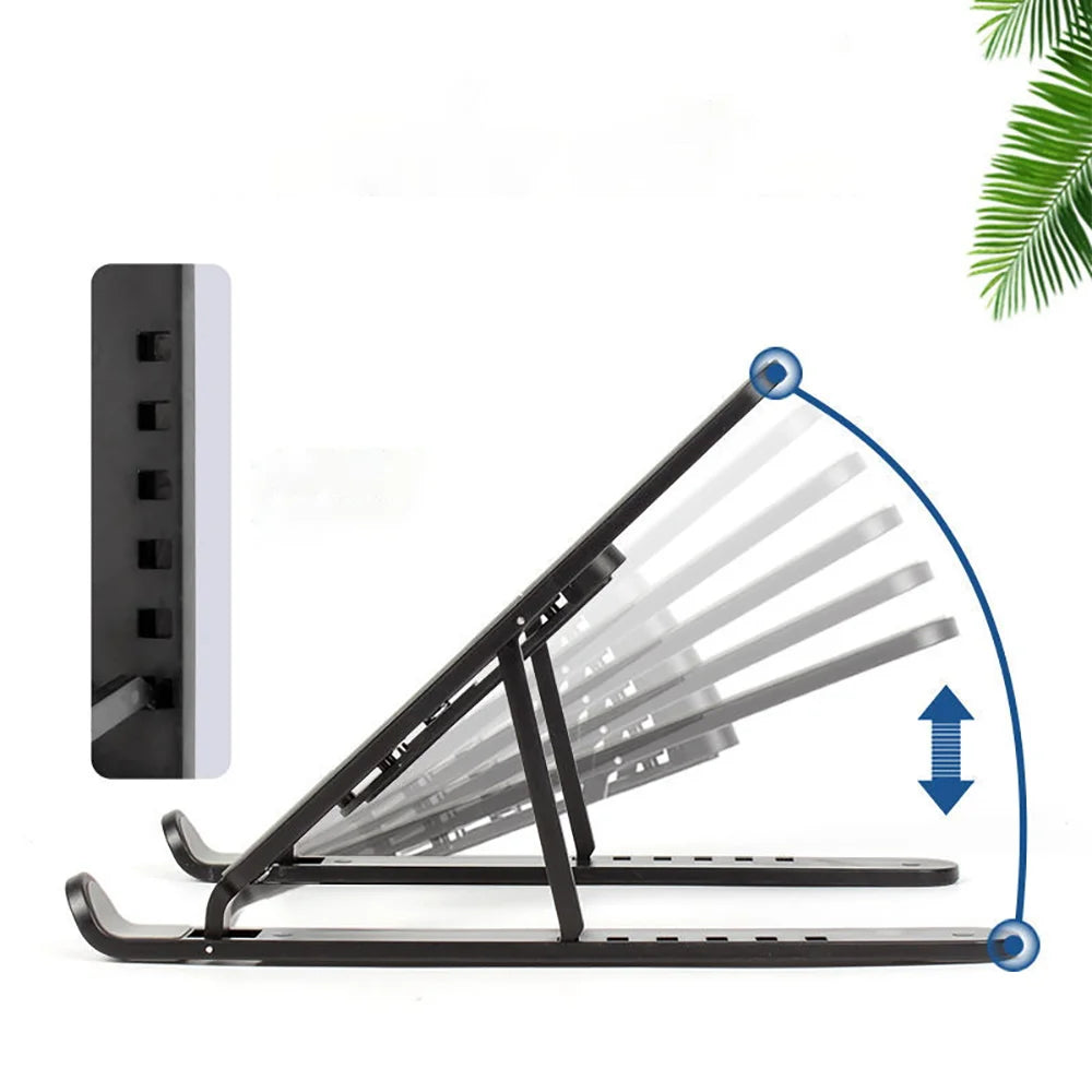 Laptop Stand Non-slip Desktop Laptop Holder Adjustable Foldable Notebook Stand for Notebook Macbook Pro Air IPad Pro DELL HP