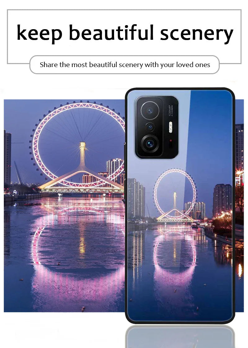 Customized Phone Cases For iphone 14 Pro Max 13 Mini 14 Plus Case Glass Silicone DIY Photo Personalized Picture Fundas Clear TPU