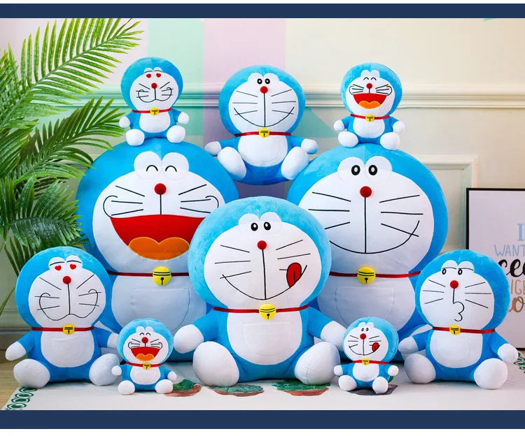Anime Doraemon Kawaii Stuffed Plush Toy Soft Animal Plush Doll Anime Figures Doraemon Dolls Birthday Gifts For Girlfriend Kids