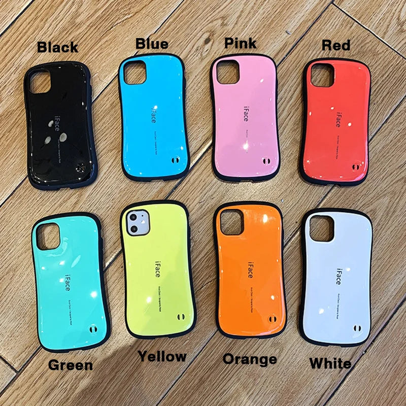 Case For iPhone 17 Pro Max 16 Plus 17 Air iFace Classic Smooth Glossy Armor Shockproof Luxury Back Plastic Silicon Cover Coque