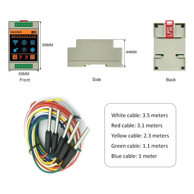 Smart Home Water Leakage Sensor Alarm System Tuya Wifi Swimming Vape Tank Flow detector Protection against water leaks