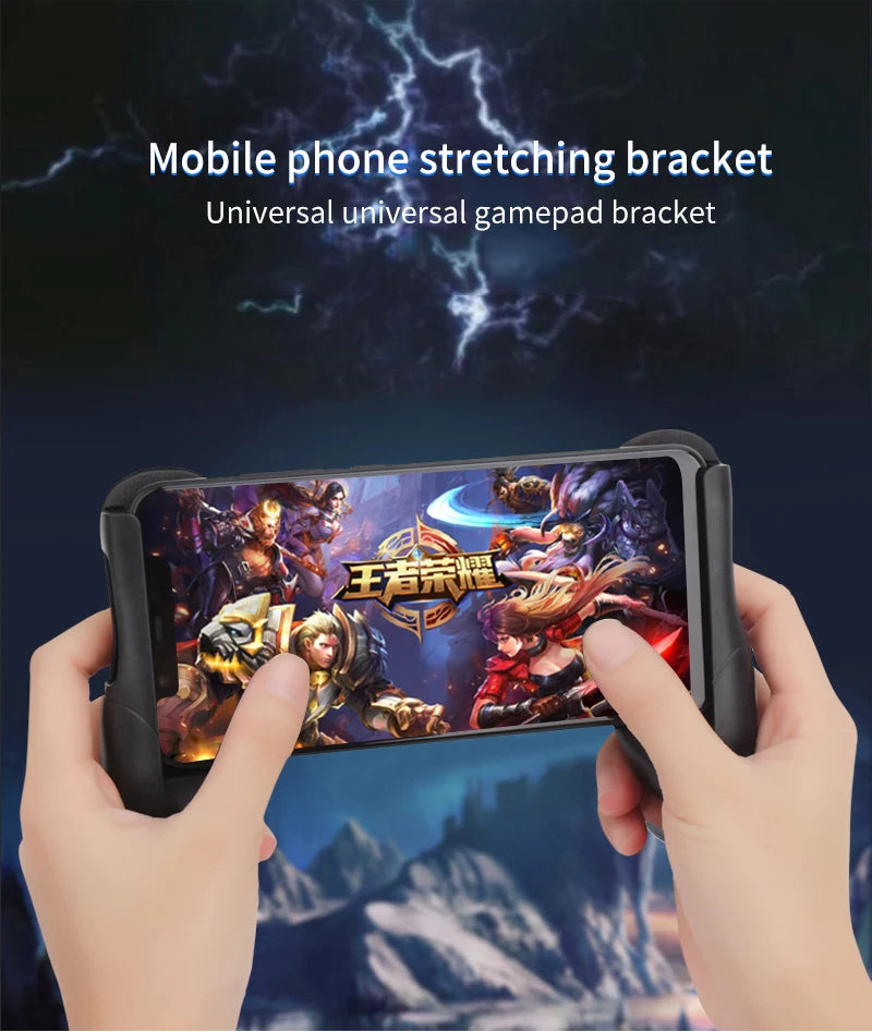 Portable Gamepad For PUBG Mobile Gaming Controller Extended Handle Holder Game Grip For iPhone Android Smartphones 4.5-6' Inch
