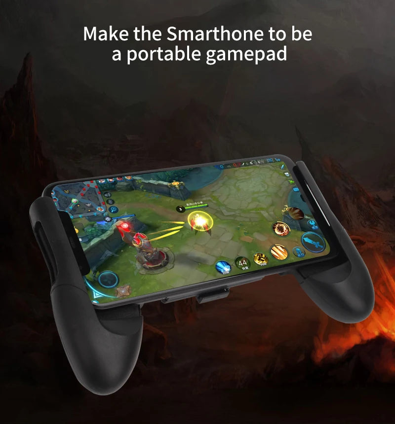 Portable Gamepad For PUBG Mobile Gaming Controller Extended Handle Holder Game Grip For iPhone Android Smartphones 4.5-6' Inch
