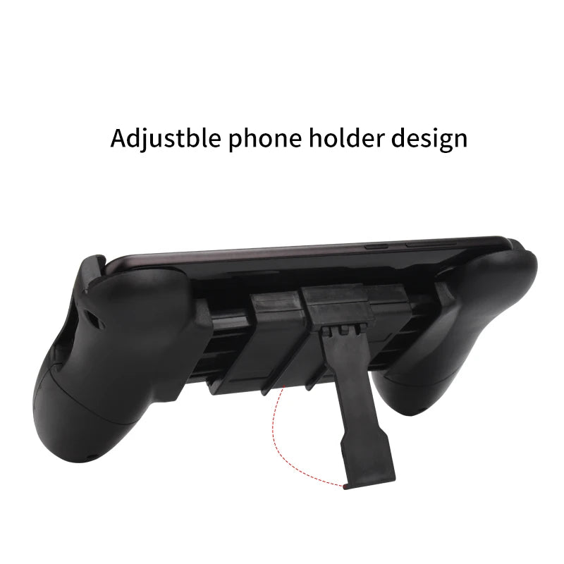 Portable Gamepad For PUBG Mobile Gaming Controller Extended Handle Holder Game Grip For iPhone Android Smartphones 4.5-6' Inch