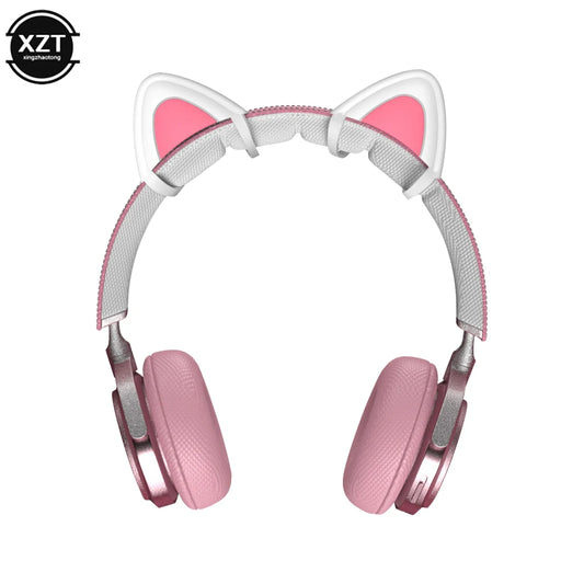 Cute Headphones Accessories Cat Ear Suitable for Headphone Gaming Headsets Attachment Stereo Headset Decoration