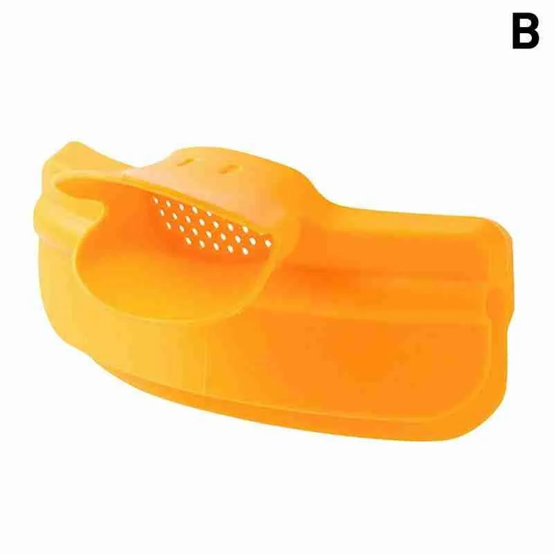 Silicone Anti-spill Duckbill Drain Pans Leak-proof Pot with Round Mouth Edge Liquid Deflector Funnel Soup Diversion Kitchen Tool