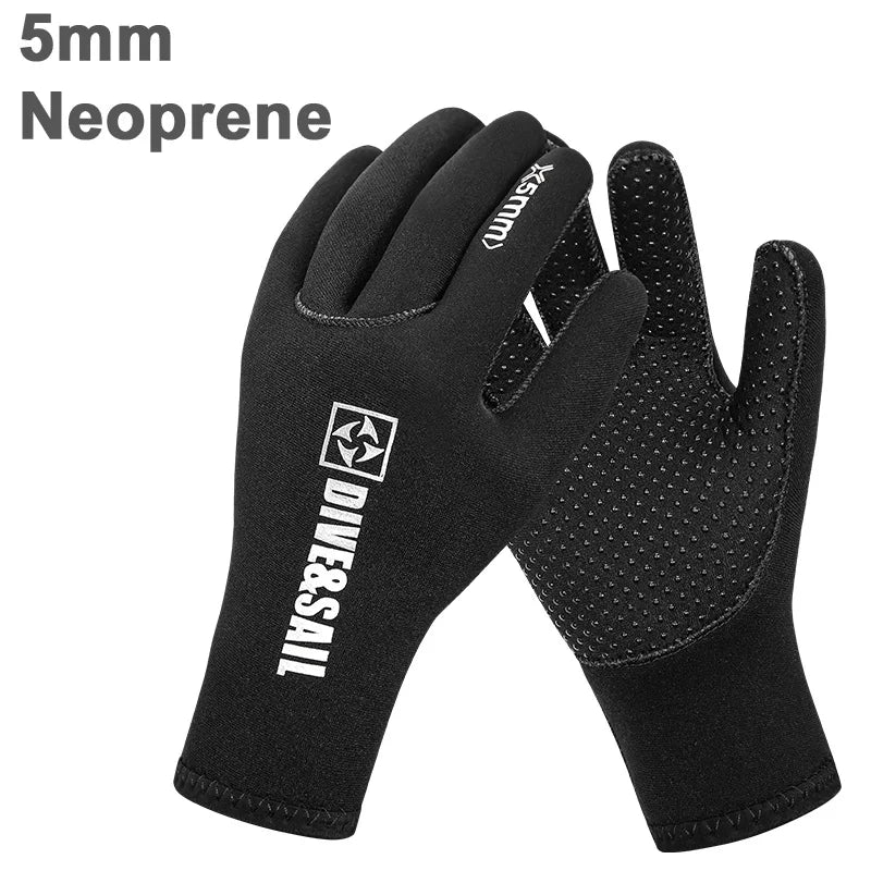 Diving Gloves Small Wetsuit 3mm 5mm Neoprene Scuba Water Gloves Women Youth Men Swimming Surfing for Cold Water Sports Scuba