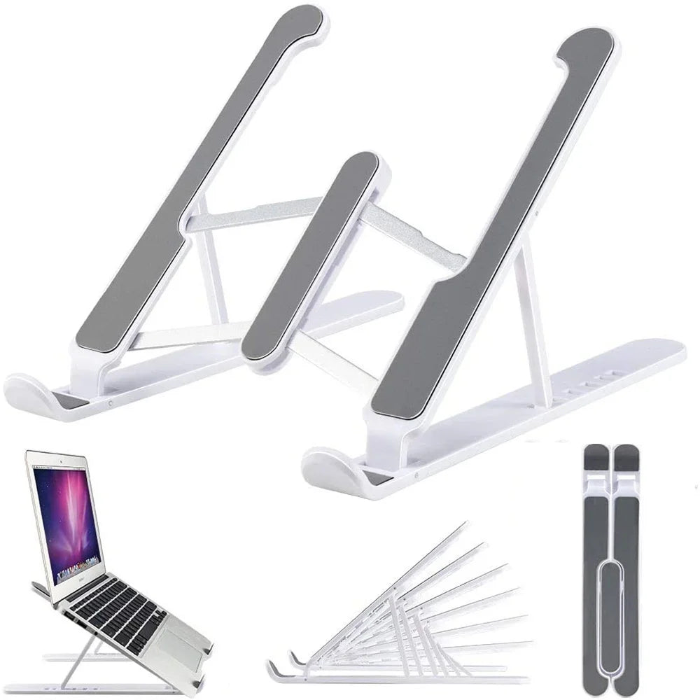 Laptop Stand Non-slip Desktop Laptop Holder Adjustable Foldable Notebook Stand for Notebook Macbook Pro Air IPad Pro DELL HP