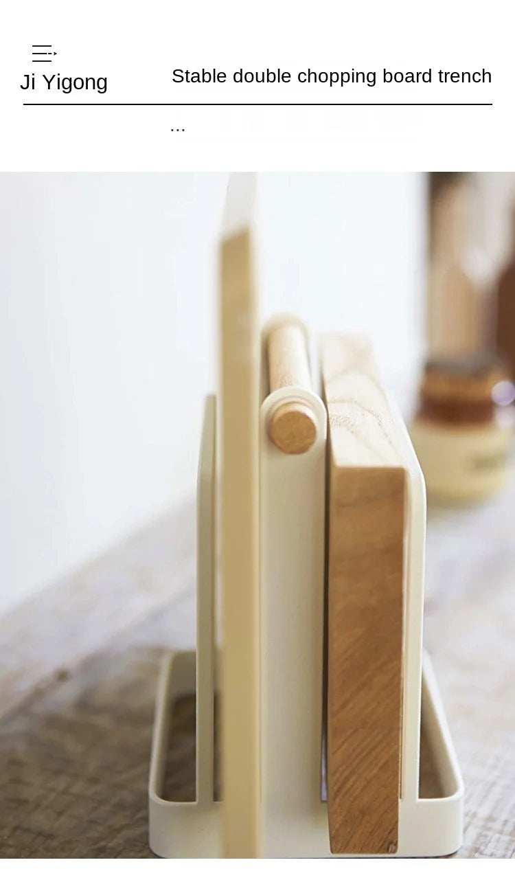 Kitchen Organizer, Punch - free, Multifunction, Cutting Board Holder Rack, Kitchen Storage, Rag Dish Rack Holder Shelf, Home