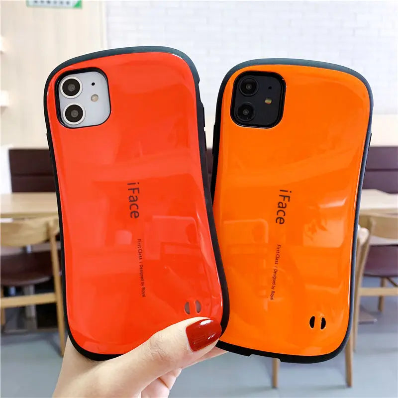 Case For iPhone 17 Pro Max 16 Plus 17 Air iFace Classic Smooth Glossy Armor Shockproof Luxury Back Plastic Silicon Cover Coque