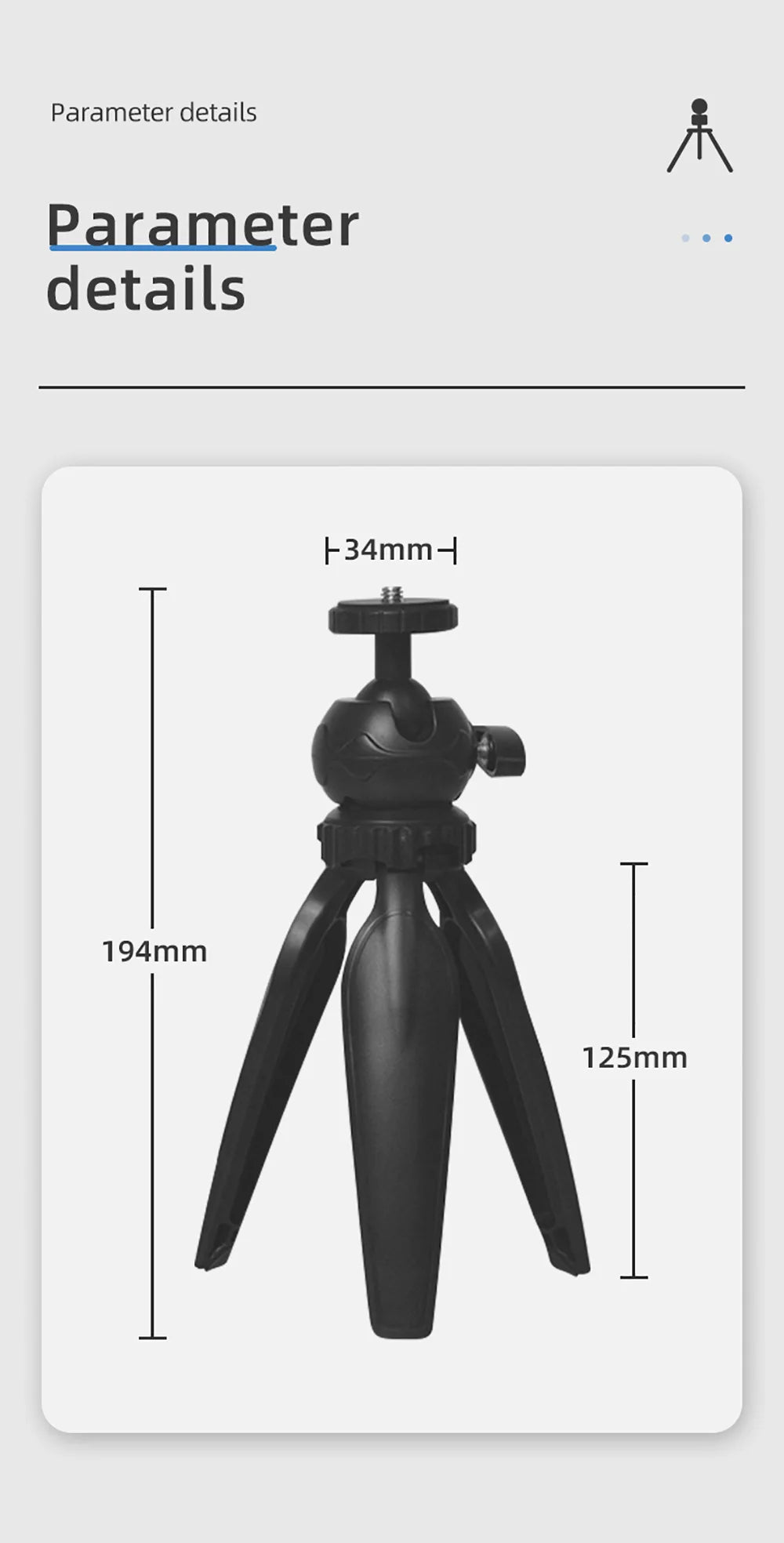 Salange Portable Projector Camera Mobile Phone Mini Tripod Is Suitable For YG300 P62 J9 J15 Projector Other Stable Supports